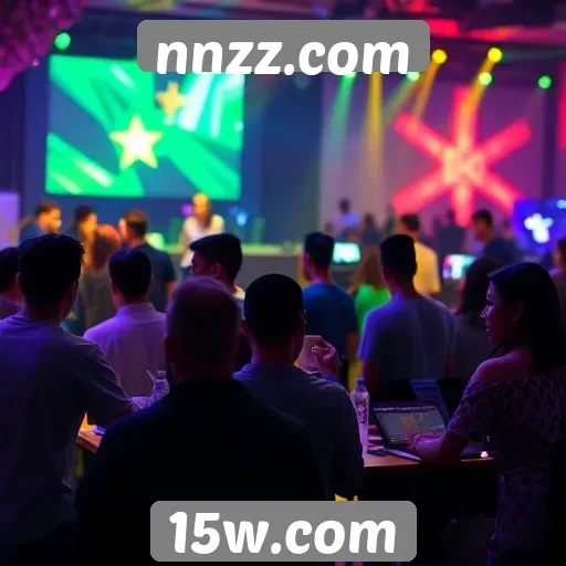 Interação da comunidade em eventos no site nnzz.com